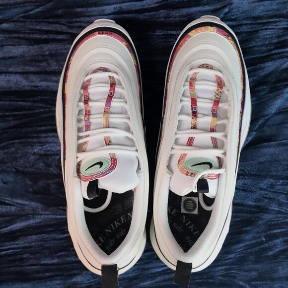 Nike Air Max 97, size 9, white and multi color - Picture 3 of 7